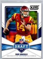 2018 Score Football Sam Darnold NFL Draft Rookie Card #1 Set Break NM. rookie card picture