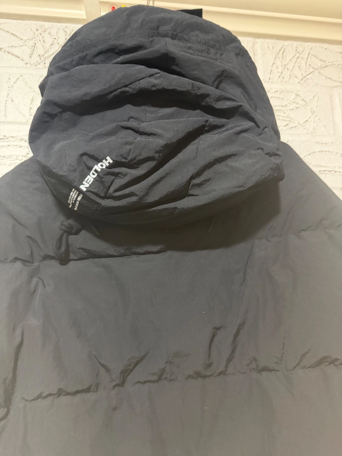 Holden Mens Long Down Parka Black Jacket Size XL - product detail image 13
