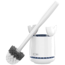 Compact Toilet Bowl Brush with Ergonomic Handle - Efficient Bathroom Cleaning