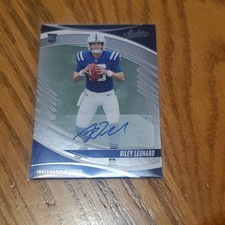 2025 Panini Absolute Football Riley Leonard Rookie Autograph Colts #172