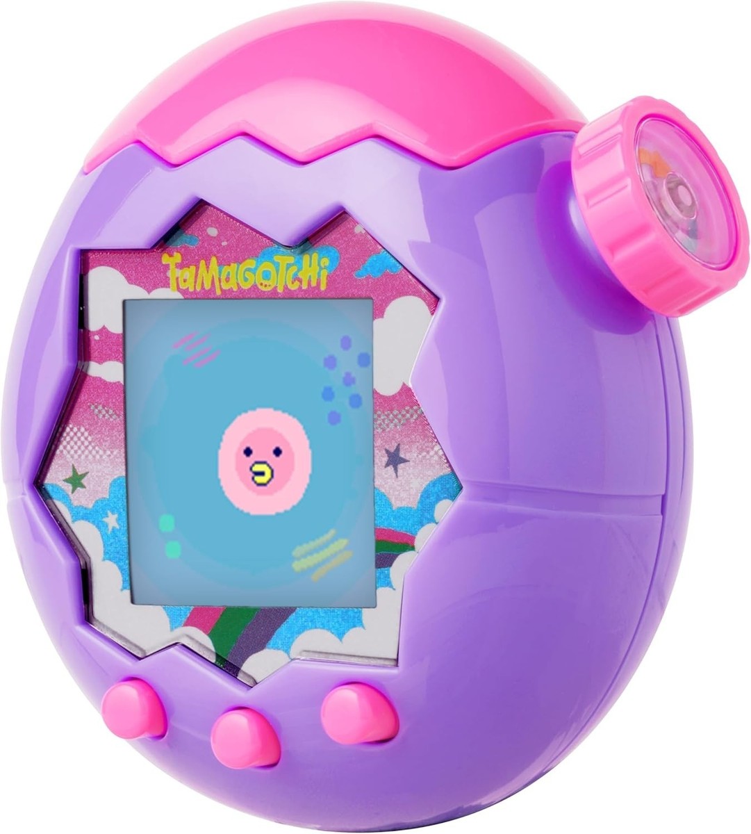 BANDAI Tamagotchi Paradise - Purple Sky - US VERSION - In Hand for