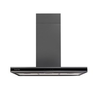 Russell Hobbs 90cm Midnight Island Cooker Hood - Dark Steel RHICH904DB