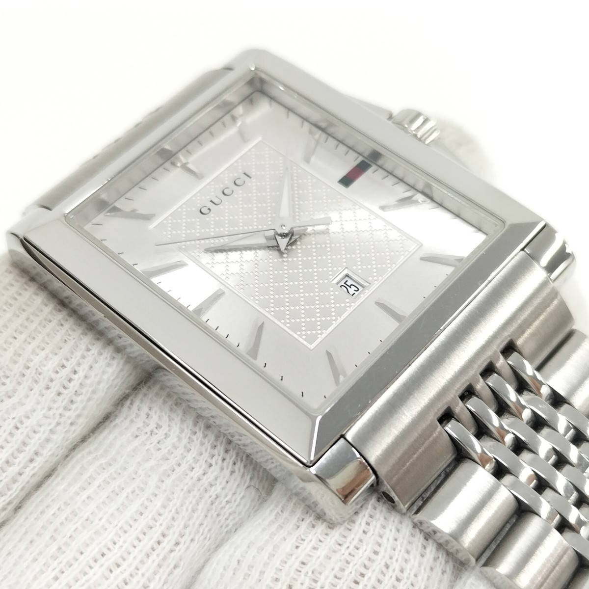 Gucci G Timeless Rectangular Men Quartz Watch Ste… - image 8