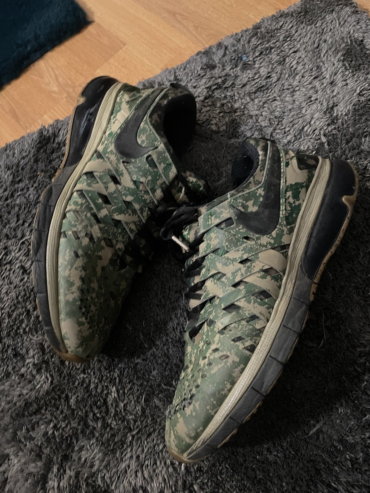 SAOLA RARA taglia 11 Nike Camo FingerTrap Max NRG