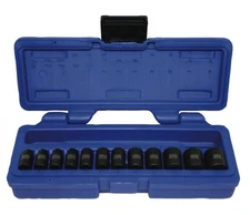 CBPI1M 12 Piece 1/4" Dr. Cornwell bluePOWER Metric Shallow Power Socket Set, NEW