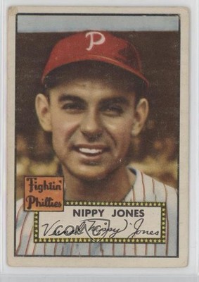 1952 Topps Nippy Jones #213 0l4h