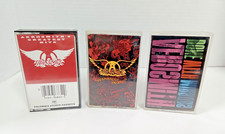 Aerosmith Cassette Lot Done With Mirror, Greatest Hits, Permanent Vacation EX