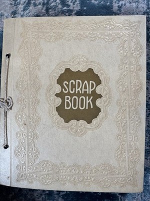 Vintage Greeting Card Scrapbook 1940 s-Valentines Christmas & More!