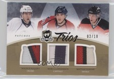 2010-11 The Cup Trios Jerseys 2/10 Magnus Paajarvi Marcus Johansson Patch s5j