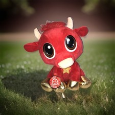 Cow Bull Toy Plush Rescue Tales Year Of The Ox Animated Music Red Little Tikes