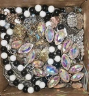 Costume Jewelry Lot ALL WEARABLE 6+lbs. Vintage-Mod Treasure Hunt #161