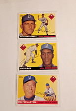3- BROOKLYN DODGERS 2004 TOPPS DEM BUMS CARD #DB-WA #DB-BB#DB-JB