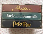 3 in 1 STORYBOOK PUZZLE Gift Set Book Bookshelf Aladdin Peter Pan Jack Beanstalk — photo 4