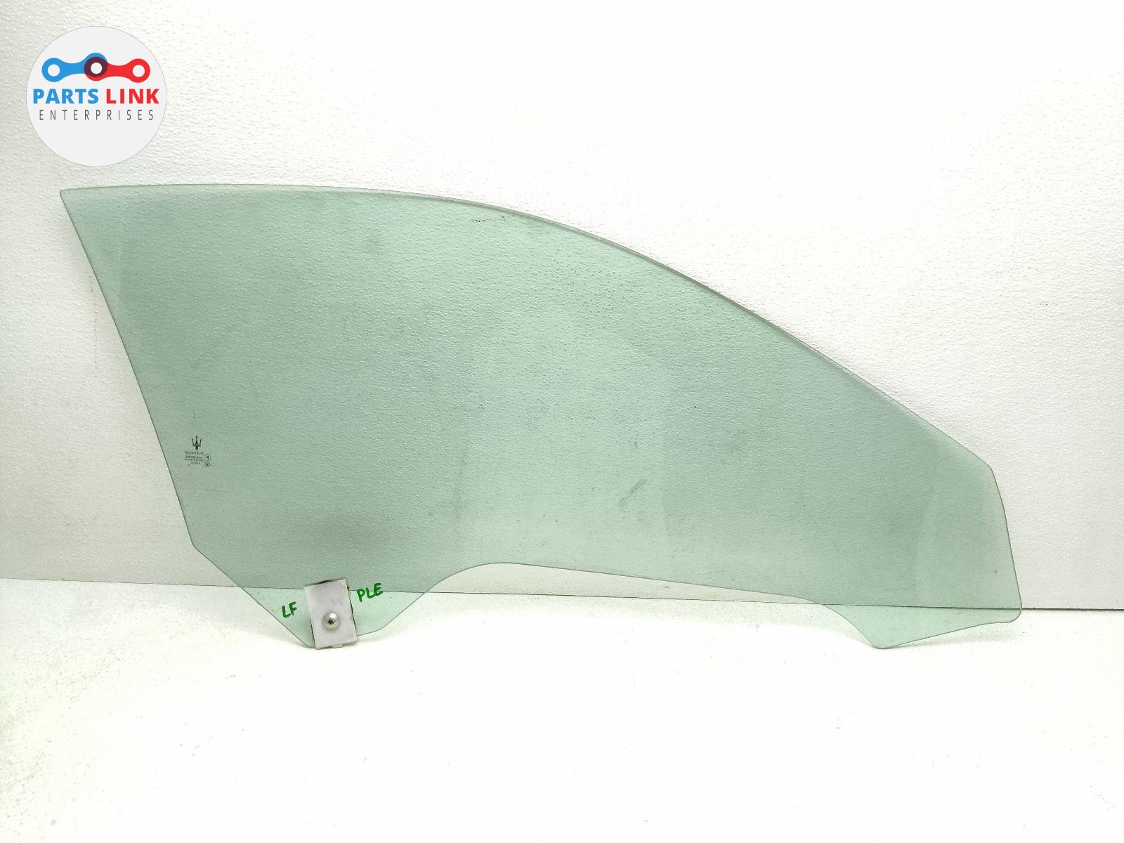 2007-19 MASERATI GRANTURISMO FRONT LEFT DOOR GLASS DRIVER WINDOW PANEL OEM M145