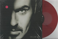 GEORGE MICHAEL - Older + rare Red  Vinyl / Innersleeve mit Texten