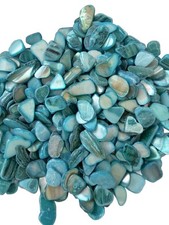 2oz Turquoise Shell Mosaic Tiles, Polished Natural Pearl, Irregular Puzzle Piece