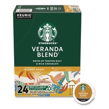 Starbucks K-Cup Coffee Pods, Starbucks Blonde Roast Coffee, Veranda Blend For