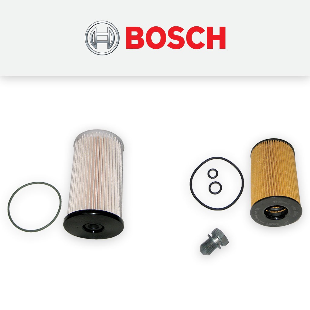 SERVICE KIT for VW TOURAN 2.0 TDI BOSCH OIL FUEL FILTERS (2010-2015)