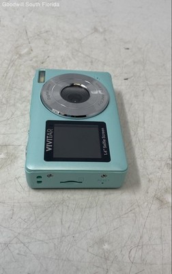Vivitar PopSnap VEC S124 Blue 14MP Portable Compact Digital Camera Untested