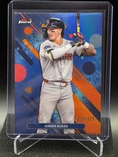 Jarren Duran 2025 Topps Finest Common Sky Blue Refractor #29/325 - Red Sox