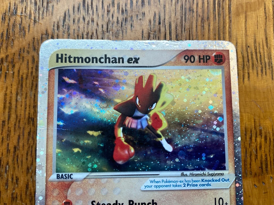 Pokémon TCG Hitmonchan ex 98/109 Ruby and Sapphire Holo MP - Image 4 of 4
