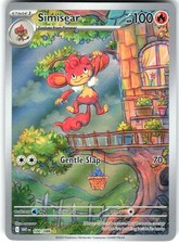 Simisear 100/086 Holo Illustration Rare White Flare Pokemon Near Mint on eBay