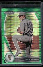 2021 Panini Prizm Draft Picks #PDP110 Luke Murphy Green Pulsar Prizm