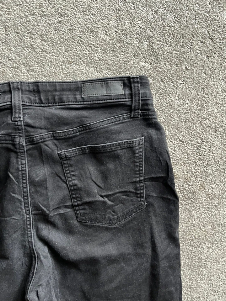 DKNY Jeans Womens Black Cotton Shorts Size 14 - Изображение 2 из 4