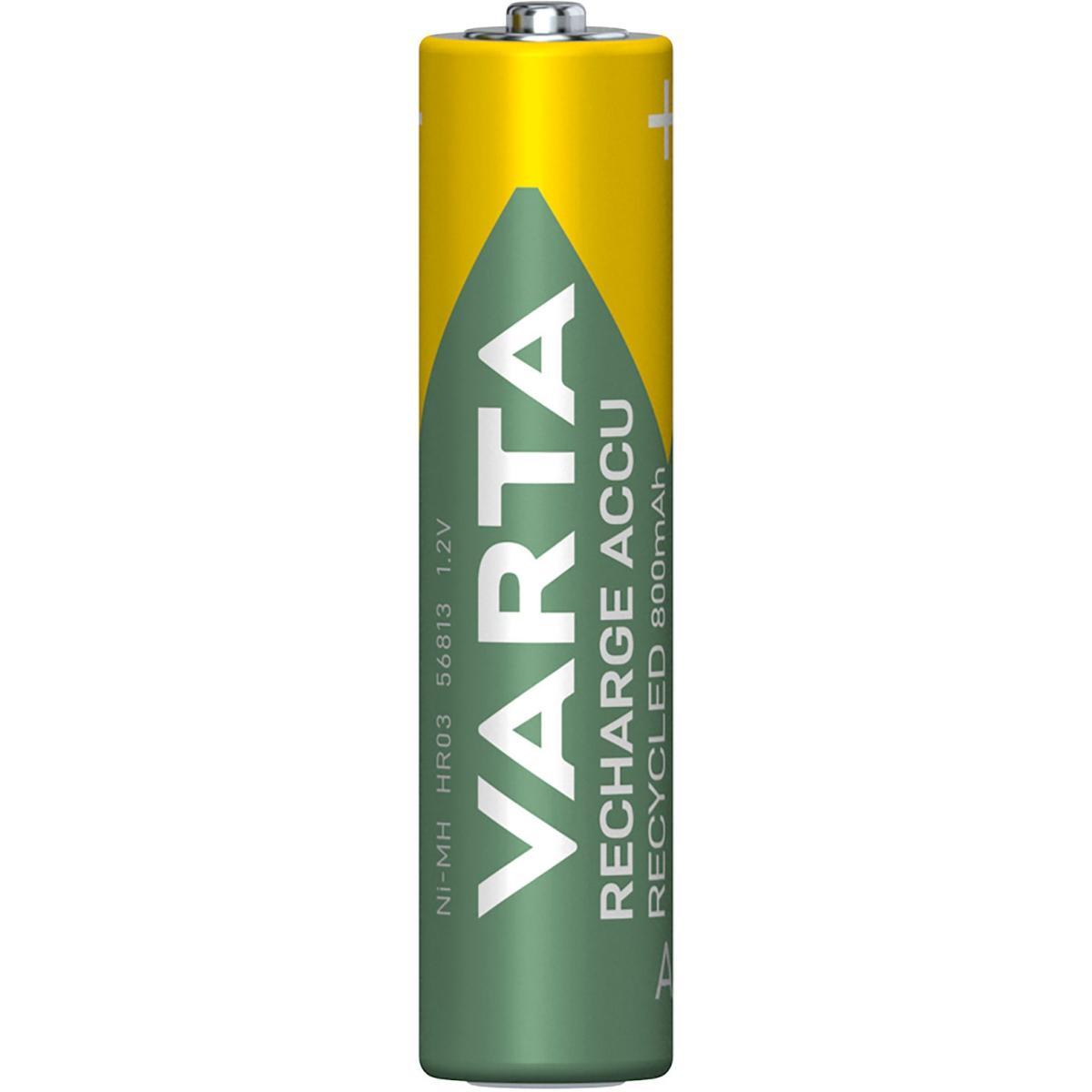 Thumbnail - Rechargeable Accu Power Micro Aaa 1,2 V 800 Mah Recycled 2er Blister
