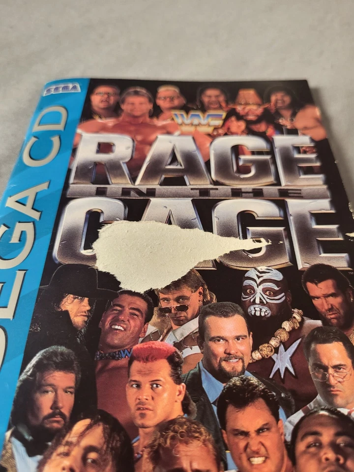 WWF Rage in the Cage, Sega CD, Complete, Authentic! - Image 3 of 3