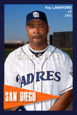 Ray Lankford - 2002 San Diego Padres - choose a size - full color