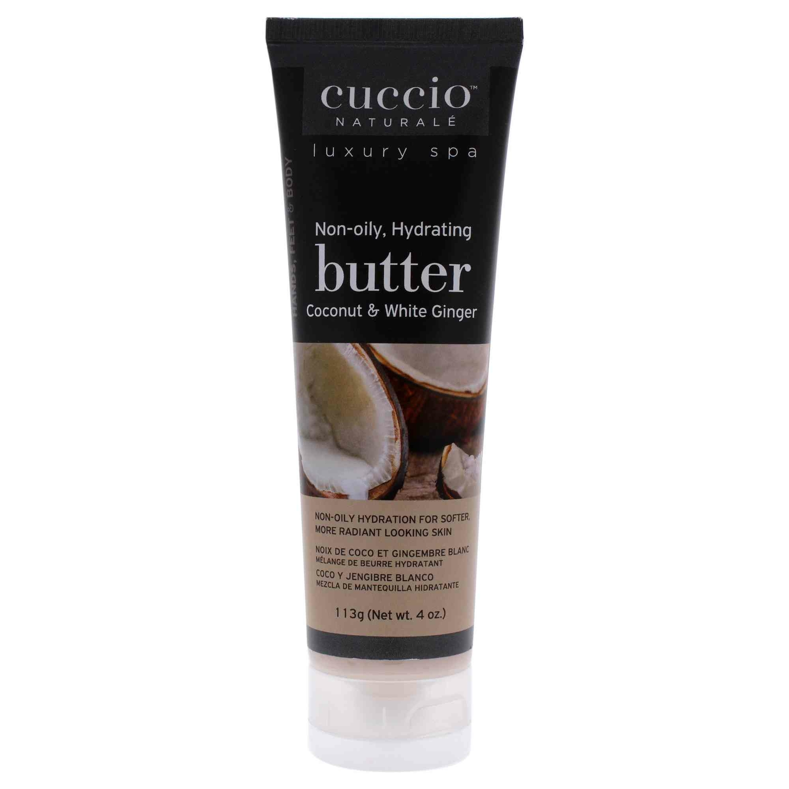 Cuccio Hydrating Butter - Coconut and White Ginger for Unisex - 4 oz Body Butter