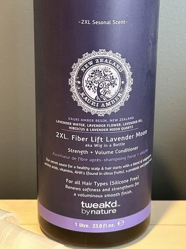 * Tweak'd by Nature 2XL Fiber Lift Lavendel volumisierender Conditioner 33,8 Oz. NEU - Bild 3 von 3