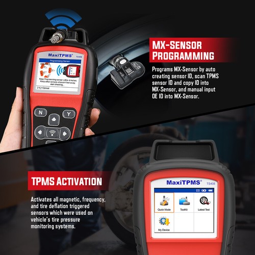 Autel MaxiTPMS TS408 Auto Diagnóstico Escáner Sensor neumáticos TPMS VW BMW AUDI - Imagen 4 de 12