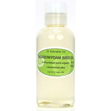 4 Oz Premium Pure Organic Cold Pressed Best Meadowfoam Seed Oil Multi Purpose
