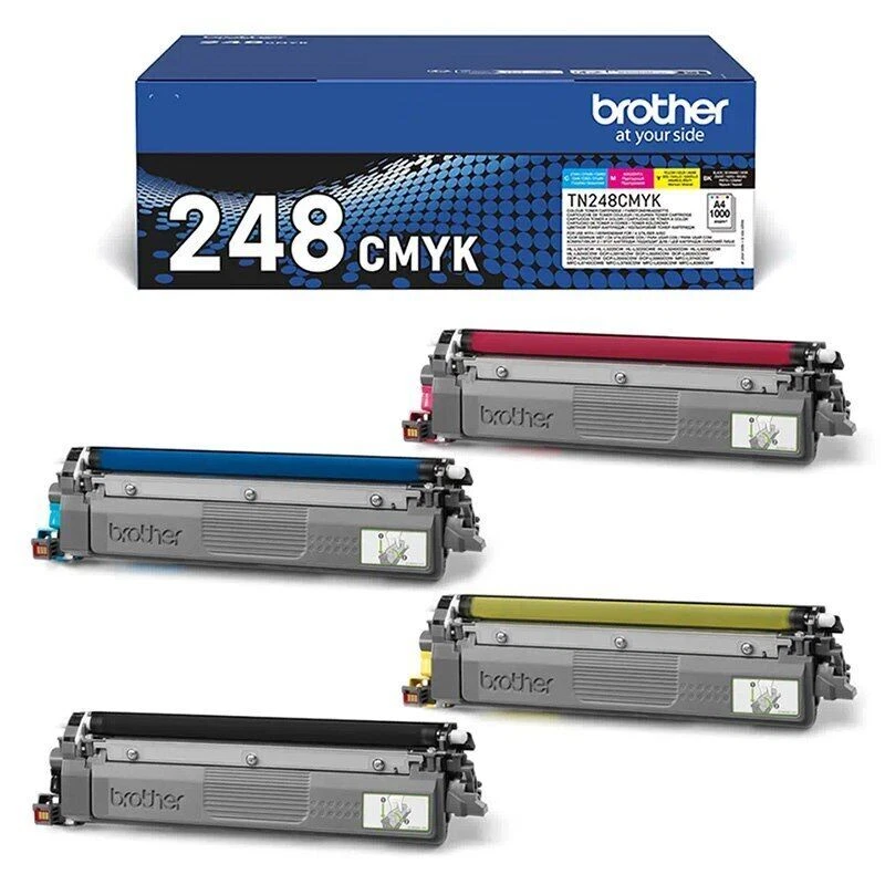 BROTHER TN-248VAL Toner laser Pack Cyan Magenta Jaune Noir TN248CMYK pour HL-L32