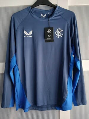 Glasgow Rangers Damen Langarm T-Shirt - Größe 10 - *brandneu*