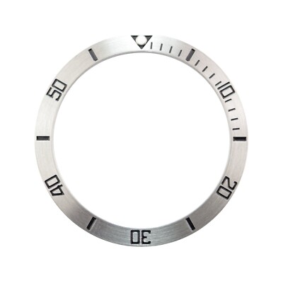 SI0108 SRP Turtle Re-issue Stainless Bezel Insert - Sub Style Black