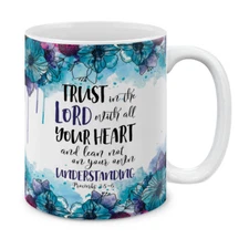 Design Ceramic Coffee Gift Milk Mug Tea Glass Cup With Handgrip, 11 OZ