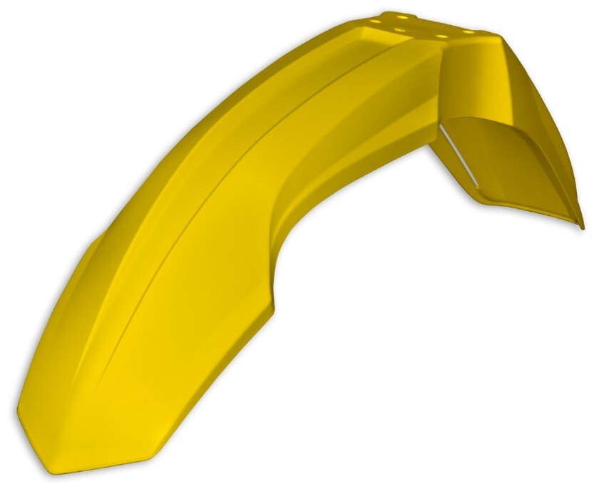 Aile avant Suzuki RM 85 restyling carénage jaune RM haute densité