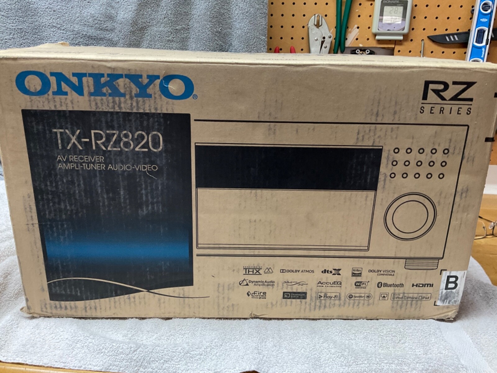 Onkyo TX-RZ820 7.2 Channel 4K Network A/V Receiver - Black