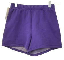Aritzia Tna Women's Size XS Cozy Fleece Perfect High Rise Shorts Purple NEW