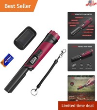 Waterproof Metal Detector Pinpointer - LCD Screen, High Accuracy, 3 Alert Modes