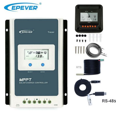 EPEVER MPPT 40A Solar Laderegler Tracer4210AN 20A 30A 12V/24V Controller Zubehör