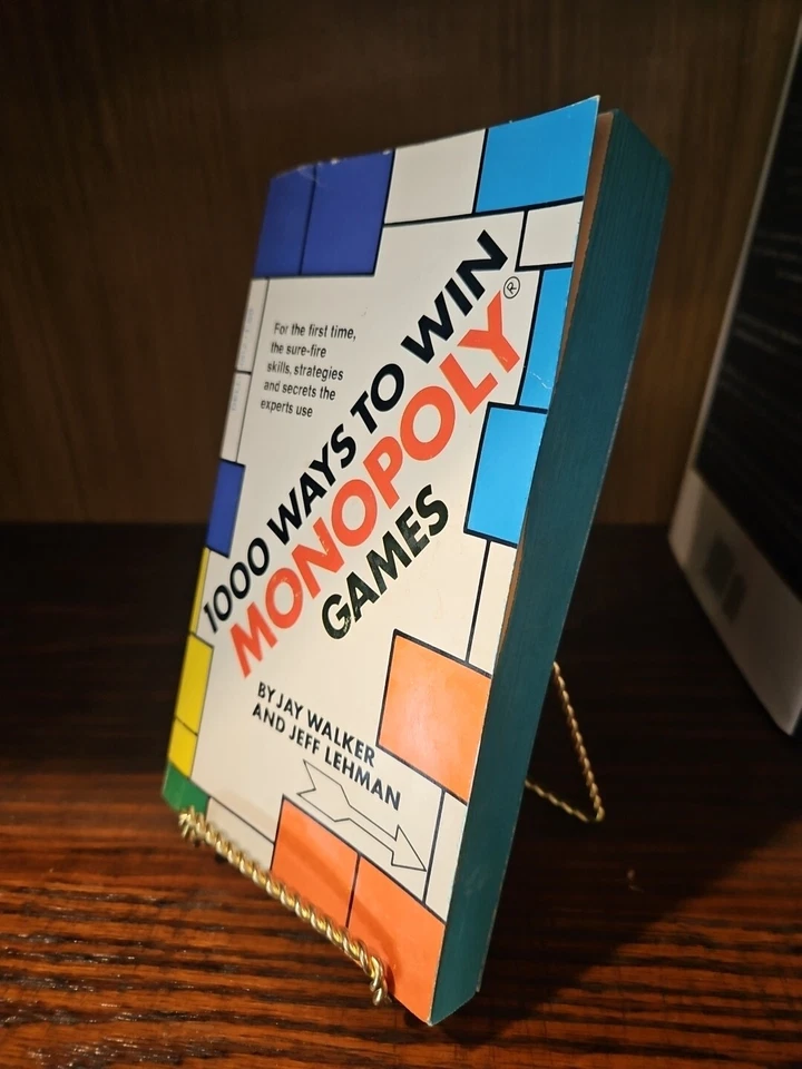 1000 Ways to Win Monopoly Games by Walker & Lehman~Dell Pocket PB 1975~1st Pr~G+ - Image 3 of 4