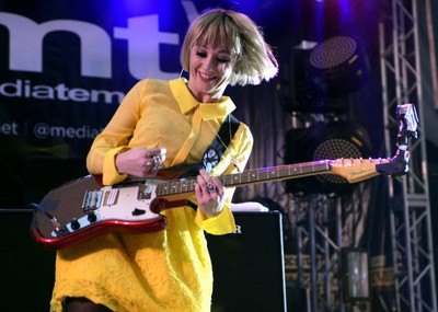 Ritzy Bryan of The Joy Formidable performs at The Interactive Clo - Old Photo 10
