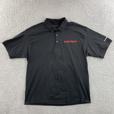 Dr Seuss The Grinch Cinemark Polo Shirt Adult Mens XL Black