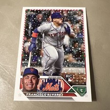 2023 Topps Holiday Mega Box Francisco Alvarez RC #H111 Mets!!!