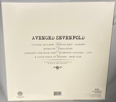 LP AVENGED SEVENFOLD Self Titled (RED Vinyl, 2023) NEW MINT SEALED