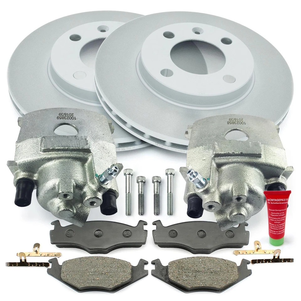 Kit Étriers Disques Plaquettes Avant Pour Seat Cordoba Ibiza VW Golf - Photo 3/4